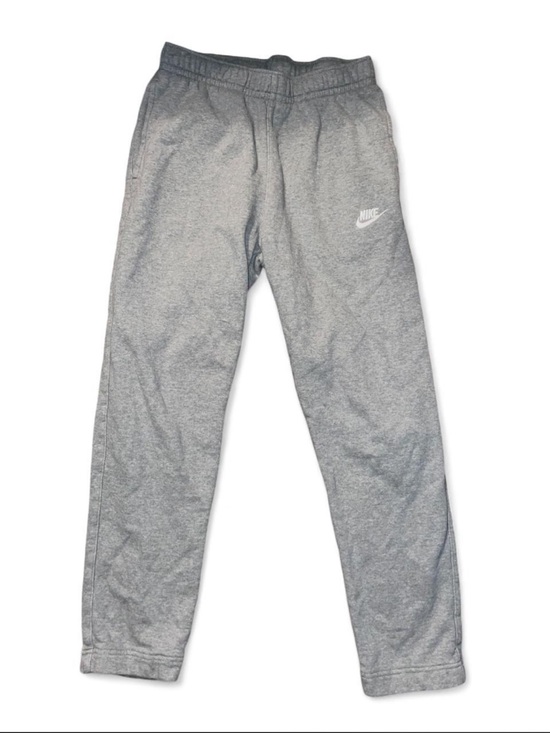 Nike Pants - Grey Nike Straight Leg Sweatpants Embroidered White Logo